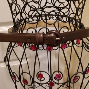 Via Spiga Brown Italian Leather belt Sz Med